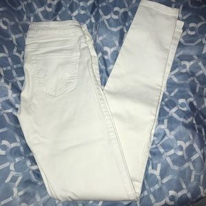 hollister white skinny jeans
